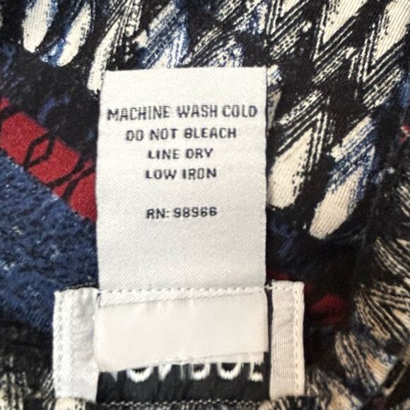 Monroe & Main Dress Womens Size L Blue Red Black Soft Stretchy Knit Sheath Y2K - Picture 7 of 10